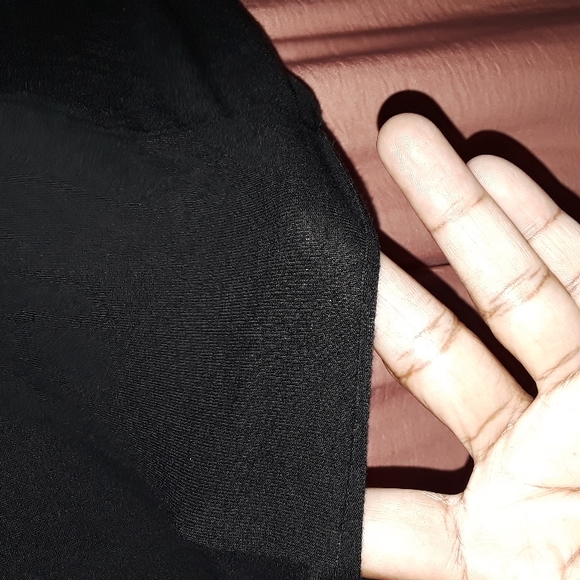 Frilled black Top - Picture 9 of 12